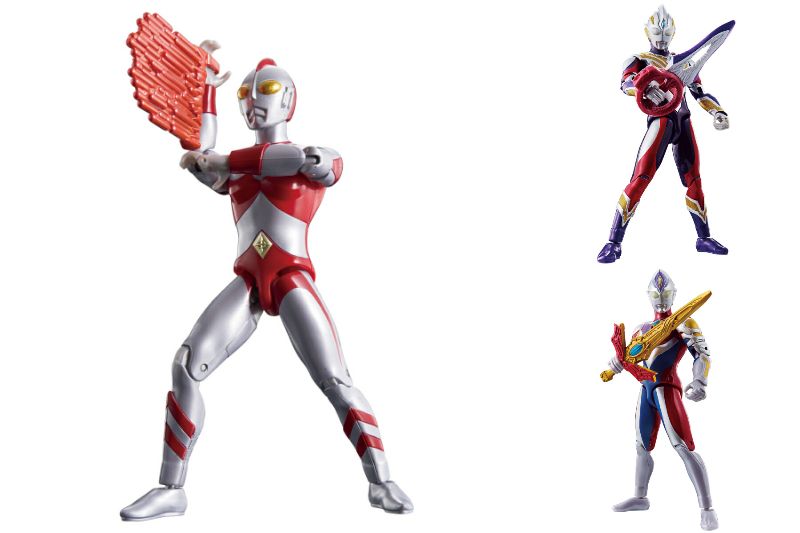 「ウルトラアクションフィギュア」ウルトラマン80、ウルトラマントリガー マルチタイプ＆ウルトラマンデッカー フラッシュタイプ ニュージェネレーションスターズセット